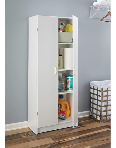 Gabinete Despensa De Closetmaid, Madera Noble, Blanco, 24