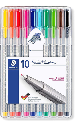 Staedtler Triplus Fineliner 0,3 Mm Porous Point Pen 334 -...