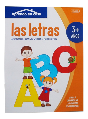 Aprendo En Casa 3 Años - Libro Didáctico Con Actividades