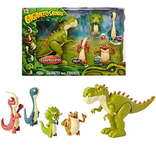 Gigantosaurus Giganto Y Amigos Original 5 Dinosaurios Ng