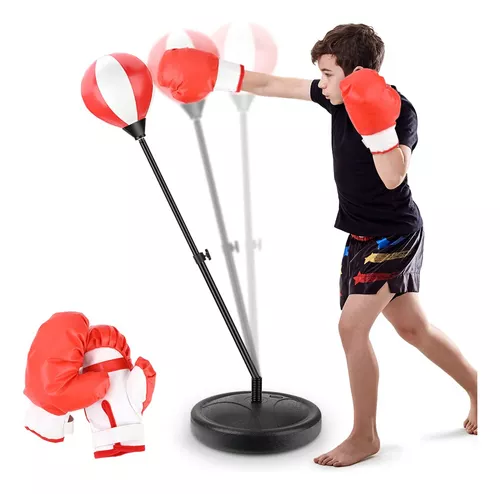 OFERTA - Saco de boxeo para niños con altura ajustable para exterior