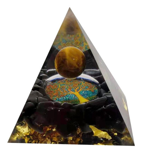 Cristal Pirámide Esfera Reiki Gema Meditación Cuartos De