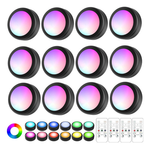 Luces Led De Disco Con Control Remoto Para Gabinete