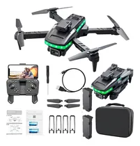 Comprar Mini drones profesionales con doble cámara LED 4k color negro