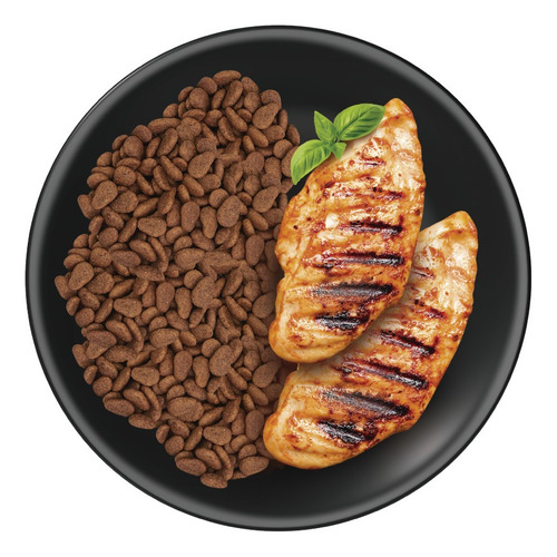 Imagen 5 de 7 de Comida Para Gato Three Bola De Pelo Castrados Pollo 10,1 Kg