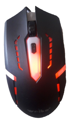 Mouse Gamer Con Luces De Colores Dpi Ajustable Óptico