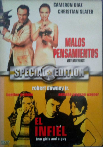 Dvd Malos Pensamientos Y El Infiel Cameron Diaz Y Heather Gr