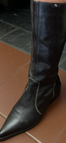 Botas De Cuero Altas  Impecables