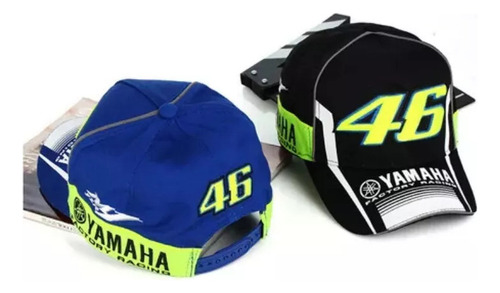 K Gorra Yamaha Racing Ajustable, Resistente Al Viento Y Al