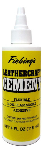 Fiebing's Leathercraft Cemento, 4 Onzas, Secado Rpido, Adhes