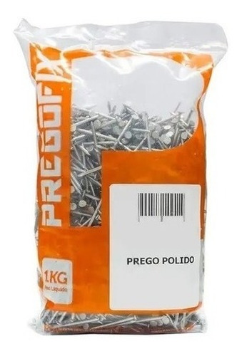 10 Kg De Prego Polido C/cabeca Pregofix 17x21 C/ 1kg