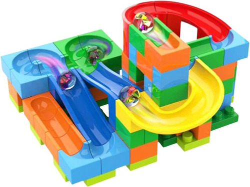 Pista Deslizante P/ Bolinhas Brinquedo Track Maze 152 Peças