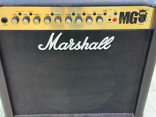 Amplificador Marshall Mg Gold Mg50fx Em Perfeito Estado! Preto (Usado)