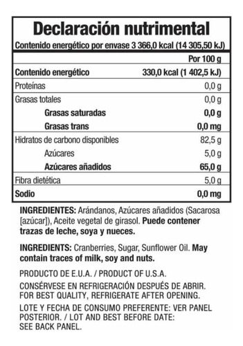 Arándanos Deshidratados Members Mark 1.02kg Envío Gratis