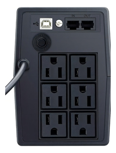 No Break 1000va 500w Con Regulador De Voltaje Vica Optima K Negro