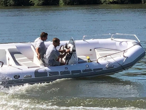 Imagen 3 de 15 de Semirrigido 5,60 Kiel Con Equipo Y Mercury 90hp Elpt