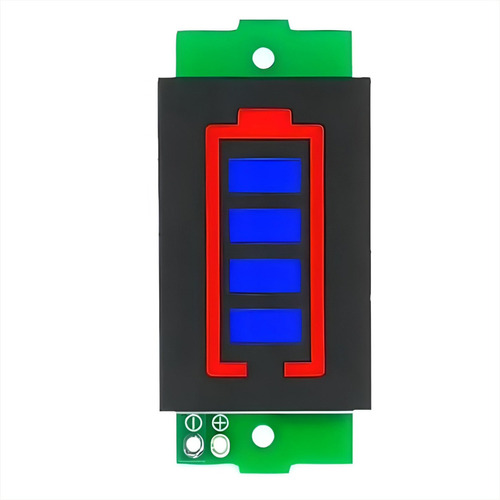 Medidor Nivel Carga Batería Li Ion 1-8s, Ajustable, Azul