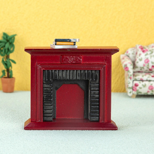 Nuevo 1/12 Mini Chimenea Diy Escena En Miniatura Modelo .