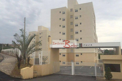 Apartamento Com 2 Dormitórios À Venda, 59 M² Por R$ 220.000 - Condomínio Villa Itália - Itatiba/sp - Ap0506