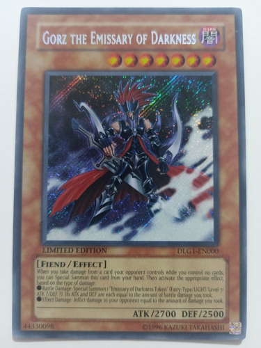 Gorz The Emissary Of Darkness - Secret Rare    Dlg1