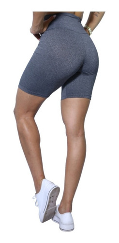 Kit 5 Bermudas Plus Size Heide Ribeiro Leg Basic Academia