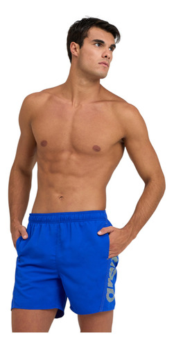 Short Playa Hombre Fundamentals R Azul Arena