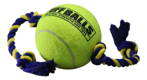 Petsport Gaint Tuff Ball Tug Juguete Para Perros Amarillo, 4