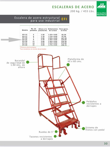 Escalera De Acero Estructural Para Uso Industrial