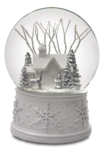 The San Francisco Music Box Company Globo De Nieve Blanco De