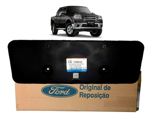 Suporte Placa Licenca Dianteira Original Ranger Jun/09 A 12*