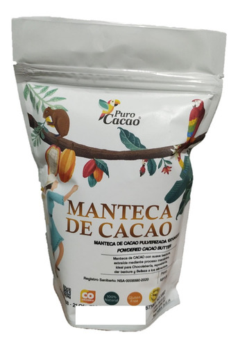 Manteca De Cacao 100% Premium Refinada P - g a $140