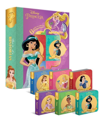 Imagem 2 de 4 de Box De Livros De Histórias Princesas 6 Livrinhos - Culturama