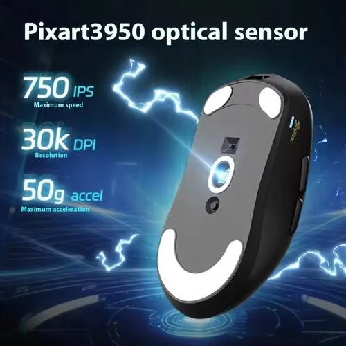 Ratón Inalámbrico Scyrox V6 De 8000 Hz Pixart 3950 30 Kdpi 7