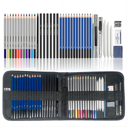 Sopropen Drawing Pencils, 40 Pieces Sketch Pencils Art Suppl