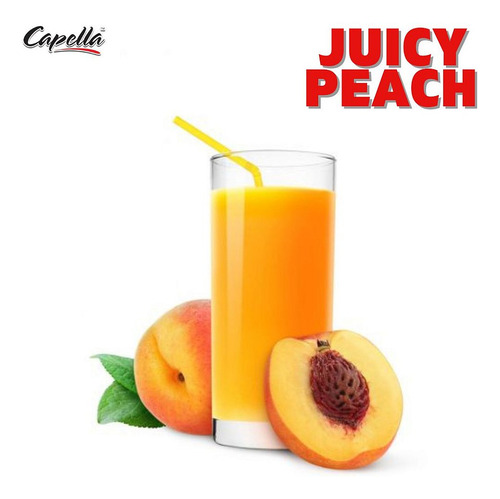 Essência Alimentícia Comestível Juicy Peach 10ml | Cap