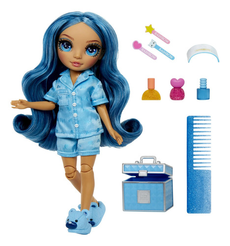 Muñeca Rainbow High Skyler Bradshaw Fiesta De Pijama Azul