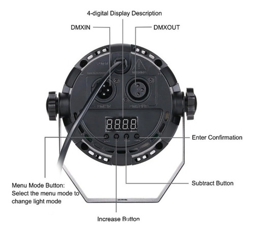 D 12 Leds - Lámpara Uv Par De Luz Ultravioleta For Disco *