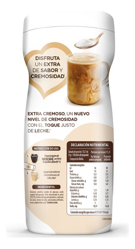 Sustituto De Crema Para Café En Polvo Extra Cremoso 365gr