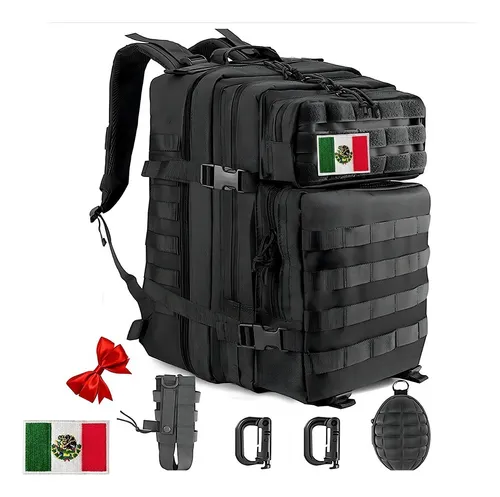 Mochila Táctica Militares Multifuncional De 45l Y Accesorios