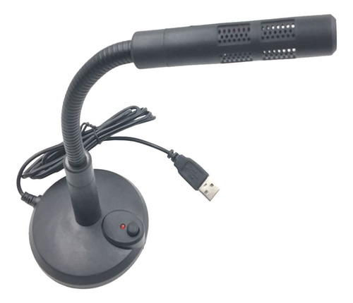 Microfono Ajustable Usb Para Laptop Flexible Base