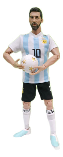 Figura Barcelona Leonel Messi Argentina Astro Fútbol 28cm