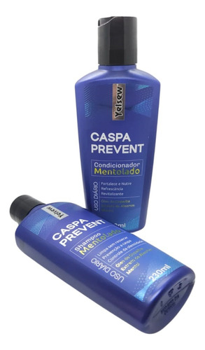 Kit Shampoo E Condicionador Caspa Prevent Mentolado Yelsew