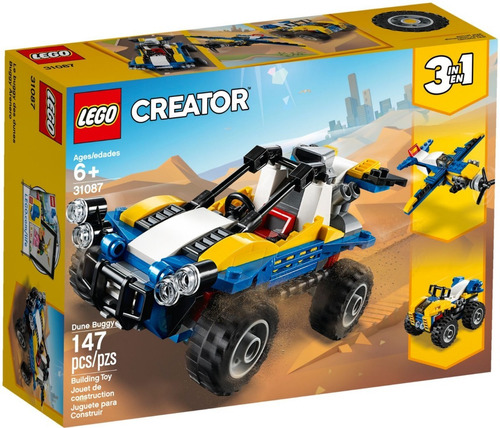 Lego Creator 31087 Buggy De Las Arenas: Buggy Avión Y Cuatri