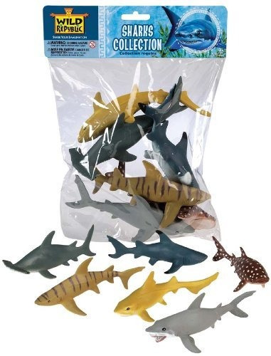 Wild Republic Shark Polybag, Juguetes Educativos, Regalos Pa