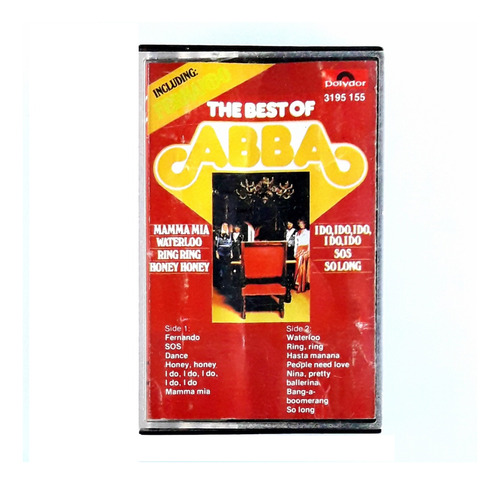 Casete Abba The Best Of  Abba Ed Holanda  1976  Oka  (Reacondicionado)