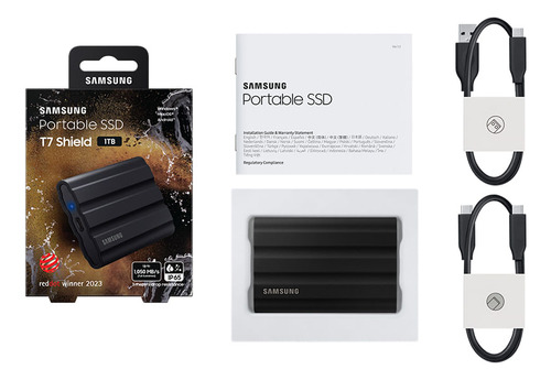 Memoria Samsung Ssd T7 Titan Shield de 1 TB