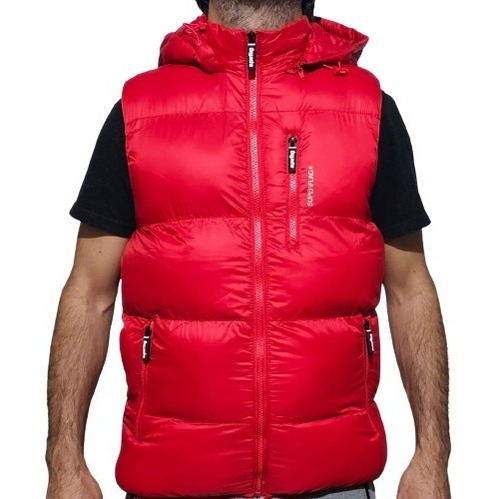 Chaleco Superflag Puffer Con Capucha Desmontable