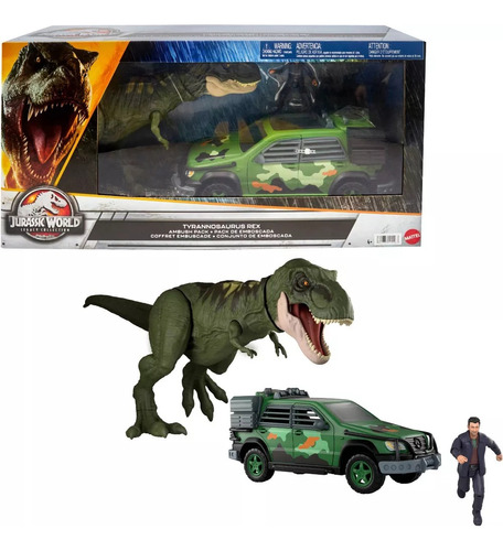 Jurassic World Legacy Tyrannosaurus Rex Ambush Camioneta Mer