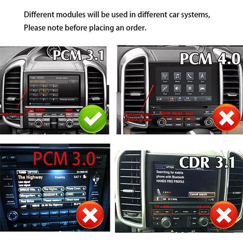 Para Decodificador Automático Porsche Pcm3.1 Android Carplay