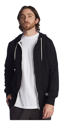 Polerón Quiksilver Essentials Organic Hombre Black